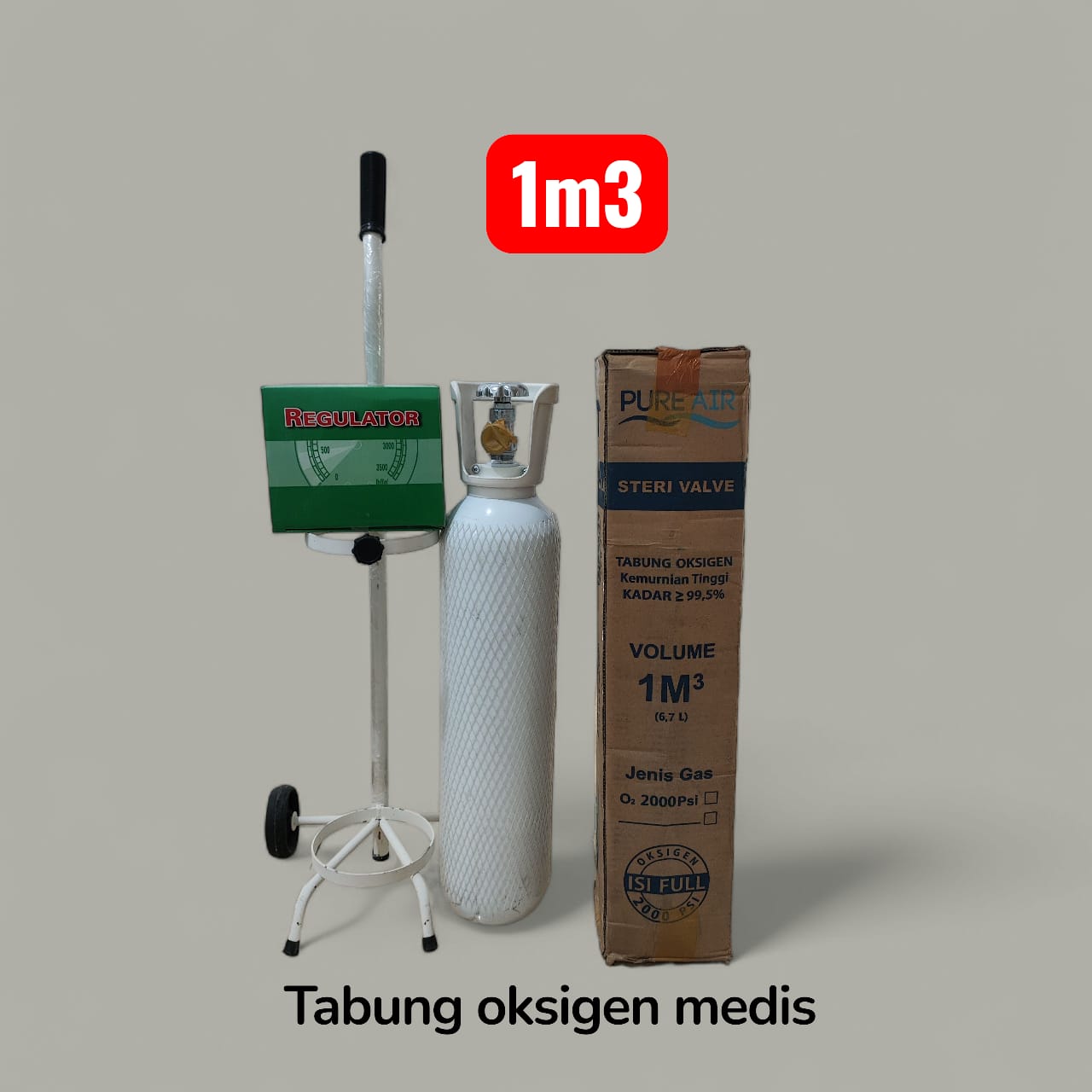 Tabung Oksigen 1m³ - PT. OXYMED BUMI PERKASA